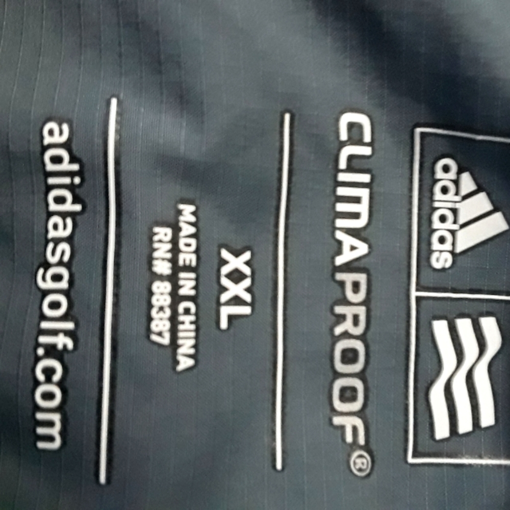 Adidas grey  windbreaker